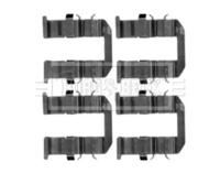 Borg & Beck BBK1289 Монтажний комплект гальмівних колодок