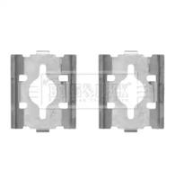 Borg & Beck BBK1300 Монтажний комплект гальмівних колодок