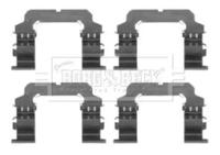 Borg & Beck BBK1342 Монтажний комплект гальмівних колодок