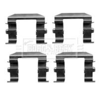 Borg & Beck BBK1378 Комплект монтажный дисковых тормозных колодок Borg & Beck BBK1378 Комплект монтажный дисковых тормозных колодок