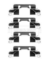 Borg & Beck BBK1397 Монтажний комплект гальмівних колодок Borg & Beck BBK1397 Монтажний комплект гальмівних колодок