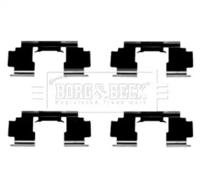 Borg & Beck BBK1436 Монтажний комплект гальмівних колодок Borg & Beck BBK1436 Монтажний комплект гальмівних колодок