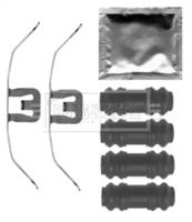 Borg & Beck BBK1525 Комплект монтажный дисковых тормозных колодок