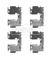 Borg & Beck BBK1546 Комплект монтажный дисковых тормозных колодок Borg & Beck BBK1546 Комплект монтажный дисковых тормозных колодок