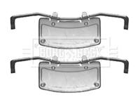 Borg & Beck BBK1562 Монтажний комплект гальмівних колодок Borg & Beck BBK1562 Монтажний комплект гальмівних колодок