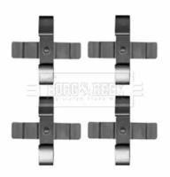 Borg & Beck BBK1603 Монтажний комплект гальмівних колодок Borg & Beck BBK1603 Монтажний комплект гальмівних колодок