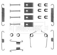 Borg & Beck BBK6013 Комплект монтажный дисковых тормозных колодок