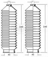 Borg & Beck BSG3199 Пильник рульової рейки Borg & Beck BSG3199 Пильник рульової рейки