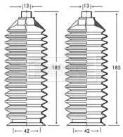 Borg & Beck BSG3240 Пильник рульової рейки Borg & Beck BSG3240 Пильник рульової рейки
