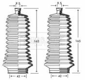 Borg & Beck BSG3249 Пильник рульової рейки