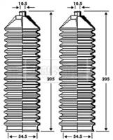 Borg & Beck BSG3294 Пильник рульової рейки