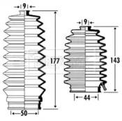 Borg & Beck BSG3313 Пыльник рулевой рейки