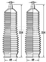 Borg & Beck BSG3323 Пыльник рулевой рейки