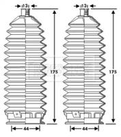 Borg & Beck BSG3405 Пильник рульової рейки Borg & Beck BSG3405 Пильник рульової рейки