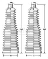 Borg & Beck BSG3422 Пильник рульової рейки