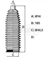 Borg & Beck BSG3441 Пильник рульової рейки Borg & Beck BSG3441 Пильник рульової рейки