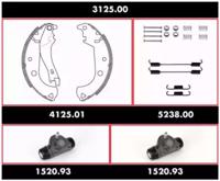Roadhouse 3125.00 Комплект колодок циліндрів і пружин барабанного гальма