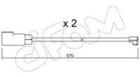 Cifam SU.244K Датчик износа тормозных колодок Cifam SU.244K Датчик износа тормозных колодок