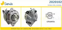 Sando 2020102.0 Alternator assy