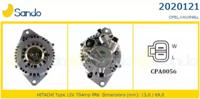Sando 2020121.0 Alternator assy