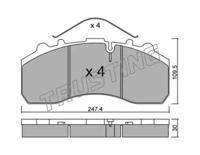 Trusting 601.0 Brake pads Trusting 601.0 Brake pads