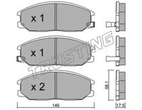 Trusting 648.0 Brake pads