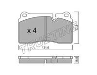 Trusting 711.0 Brake pads