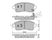 Trusting 809.0 Колодки гальмівні Trusting 809.0 Колодки гальмівні