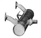 IMASAF 74.02.03 Середній глушник вихлопних газів