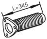 Dinex 28200 Exhaust pipe