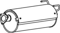 Dinex 28335 Muffler assy front