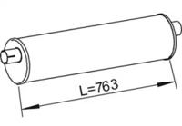Dinex 28336 Muffler assy front