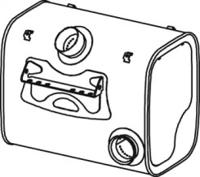 Dinex 28482 Середній кінцевий глушник ог Dinex 28482 Середній кінцевий глушник ог