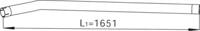 Dinex 28774 Выпускная труба отработанных газов Dinex 28774 Выпускная труба отработанных газов