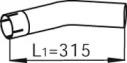 Dinex 28783 Exhaust pipe Dinex 28783 Exhaust pipe