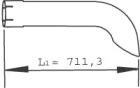 Dinex 28791 Exhaust pipe