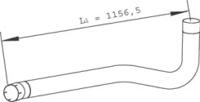 Dinex 28793 Exhaust pipe
