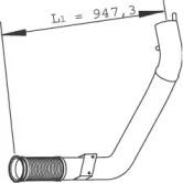 Dinex 29265 Exhaust pipe