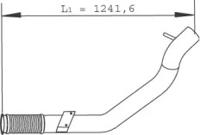 Dinex 29267 Exhaust pipe