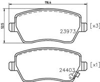 Mintex MDB2796 Brake pads
