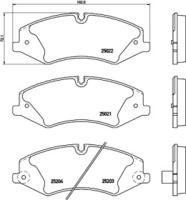 Mintex MDB3124 Brake pads