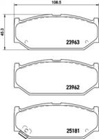 Mintex MDB3149 Brake pads