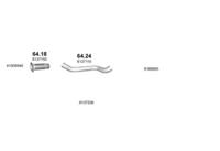 Polmostrow 03825 Глушник вихлопних газів кінцевий Polmostrow 03825 Глушник вихлопних газів кінцевий