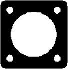 Corteco 027442H Прокладка глушителя Corteco 027442H Прокладка глушителя