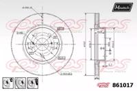 Maxtech 861017.6880 Диск гальмівний Maxtech 861017.6880 Диск гальмівний