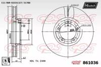Maxtech 861036.0080 Диск гальмівний