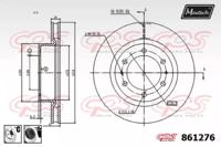 Maxtech 861276.6060 Диск гальмівний Maxtech 861276.6060 Диск гальмівний