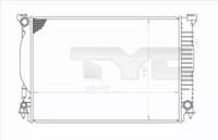 TYC 702-0013 Радиатор охлаждения двигателя