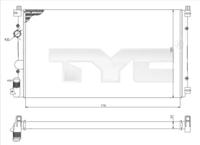 TYC 725-0029 Радіатор TYC 725-0029 Радіатор