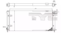 TYC 737-0059 Радіатор охолодження двигуна